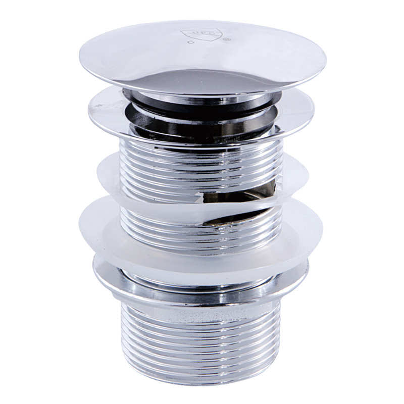 Kingston Brass Kingston ToeTouch Popup Tub Drain with Overflow Wayfair